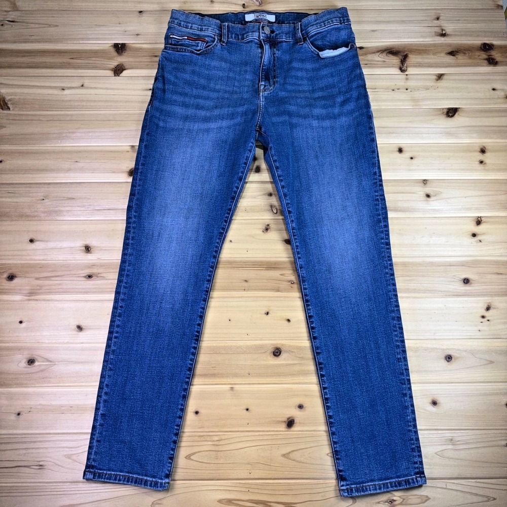 Tommy Hilfiger Jeans Womens 34 Skinny High Rise Denim Blue Jeans